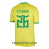 Brasil RODRYGO 26 Hjemme VM 2022 - Herre Fotballdrakt